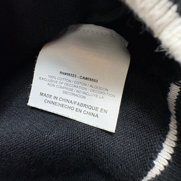 Nike Black V Neck Sweater Long Sleeve Athletic Trim Women Size PS - Picture 5 of 11